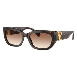 New RALPH LAUREN The Bridget Havana Cat Eye RL8222 5003/13 Sunglasses Women